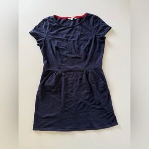 Boden-Navy-Short Sleeve-Pockets-Dress-Classic-Casual-Office-Size 12